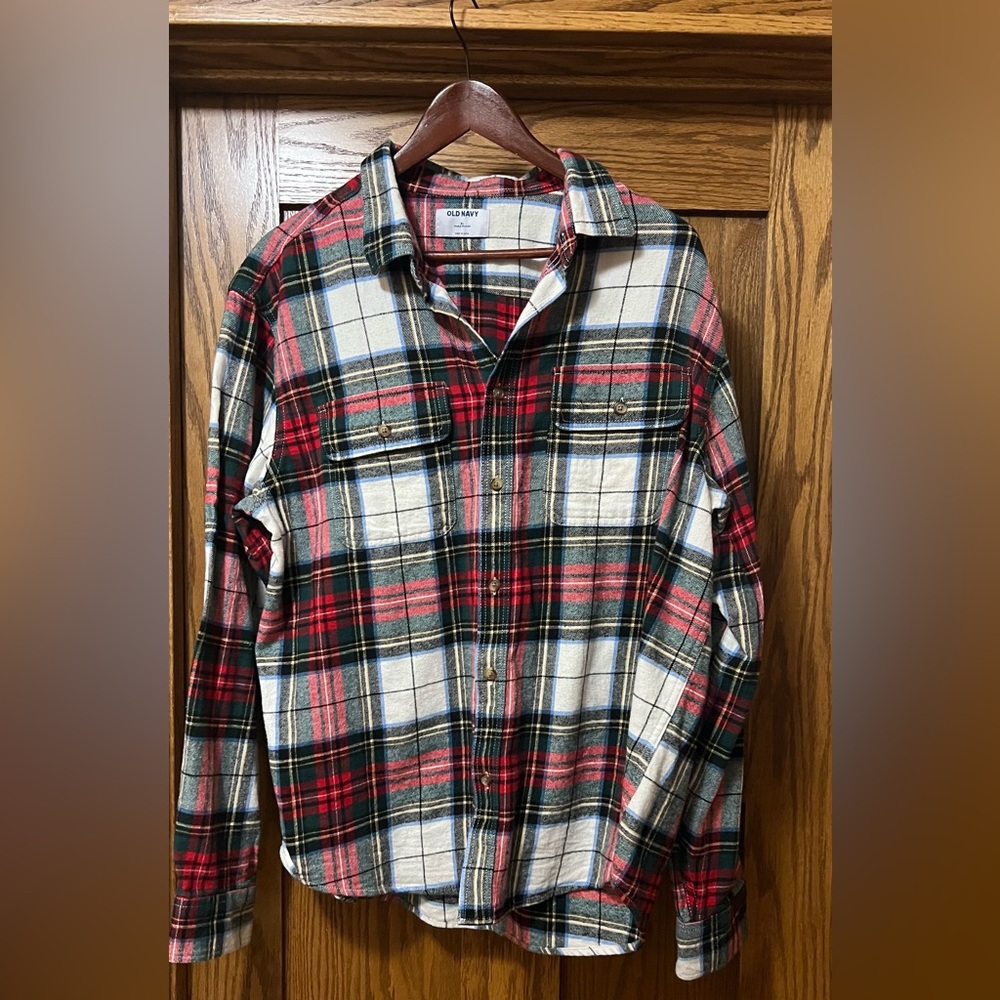 Old Navy Multicolor Plaid Shirt